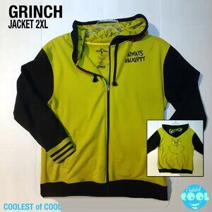 The Grinch “Always Naughty” Hoodie full zip – Adult size XXL Universal Studios